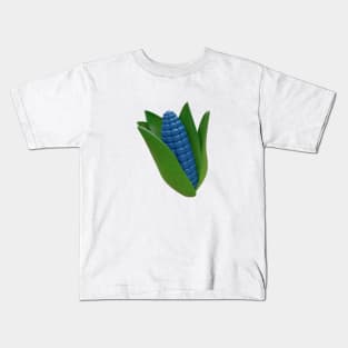 Juicy Blue Corn (3D) Kids T-Shirt